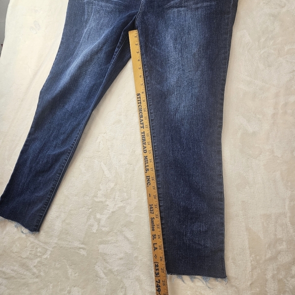 Wit & Wisdom Jeans 14W Women's Plus Denim Button Fly Straight Leg Stretch - Picture 6 of 12